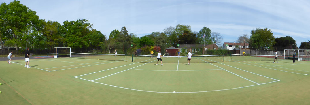 courts de tennis au Tennis Camp Londres