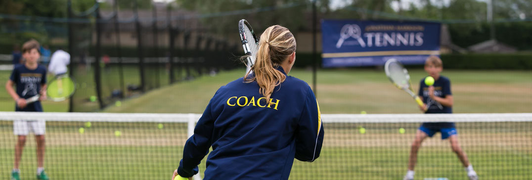  entraînement de tennis avec des adolescents, Oxford