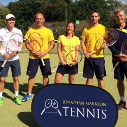 Londres équipe de tennis de coaching