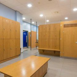 Changing rooms at Bisham Abbey Tennis Centre